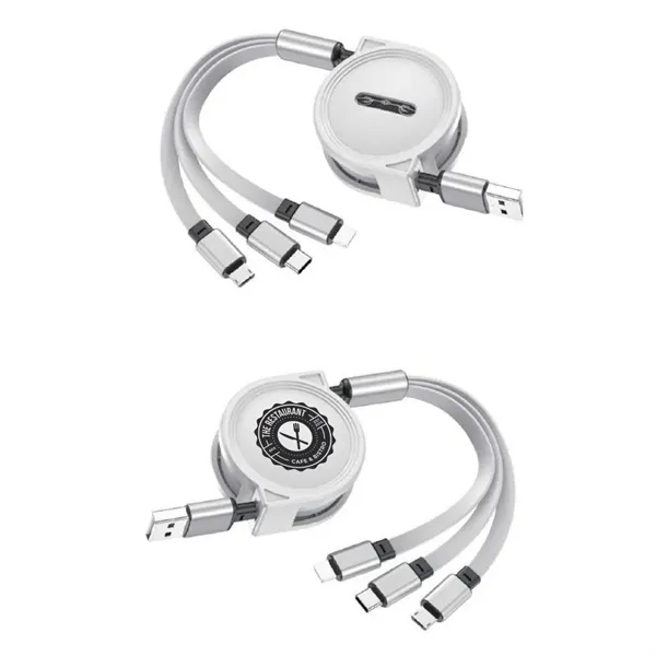 3-in-1 Retractable Cable for iPhone and Samsung - 3-in-1 Retractable Cable for iPhone and Samsung - Image 7 of 8