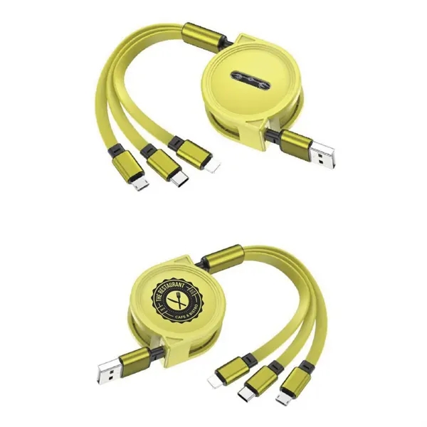 3-in-1 Retractable Cable for iPhone and Samsung - 3-in-1 Retractable Cable for iPhone and Samsung - Image 8 of 8