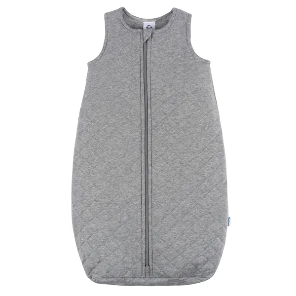 Baby Neutral Heather Quilted Jersey Wearable Blanket - Baby Neutral Heather Quilted Jersey Wearable Blanket - Image 1 of 12