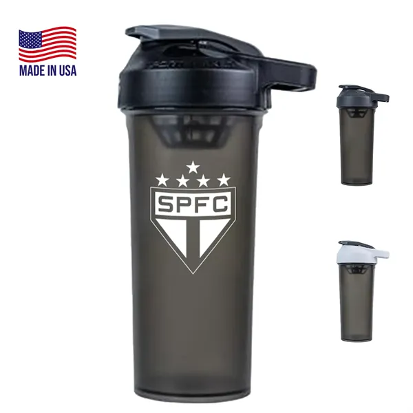 USA Made Protein Sport Shaker Bottle, 27 oz. - USA Made Protein Sport Shaker Bottle, 27 oz. - Image 0 of 3