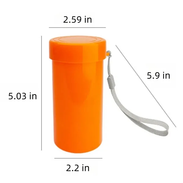 Plastic Water Bottles Sport Drink  With Handle Strap - Plastic Water Bottles Sport Drink  With Handle Strap - Image 1 of 3