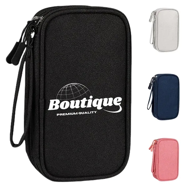Travel Pouch Electronic Accessories Carry Case Bag - Travel Pouch Electronic Accessories Carry Case Bag - Image 0 of 4