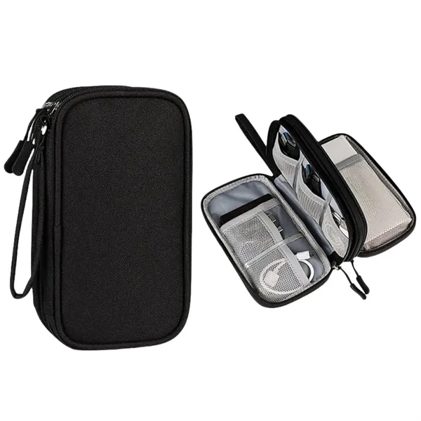 Travel Pouch Electronic Accessories Carry Case Bag - Travel Pouch Electronic Accessories Carry Case Bag - Image 2 of 4