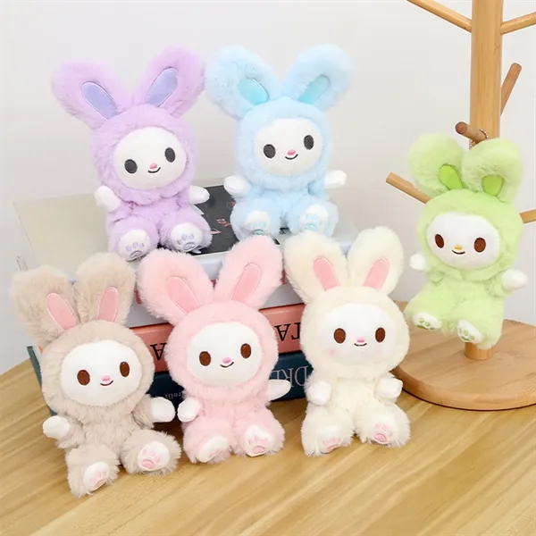 Bunny Stuffed Animal Keychain - Bunny Stuffed Animal Keychain - Image 2 of 2