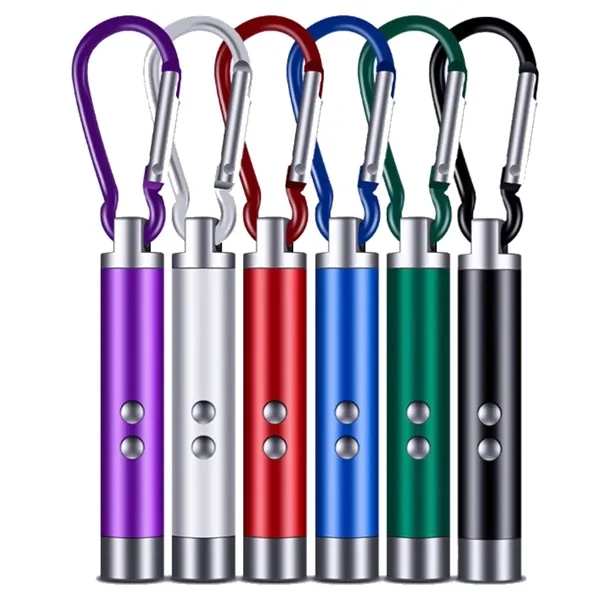 Mini LED Laser Flashlight Keychain - Mini LED Laser Flashlight Keychain - Image 4 of 4