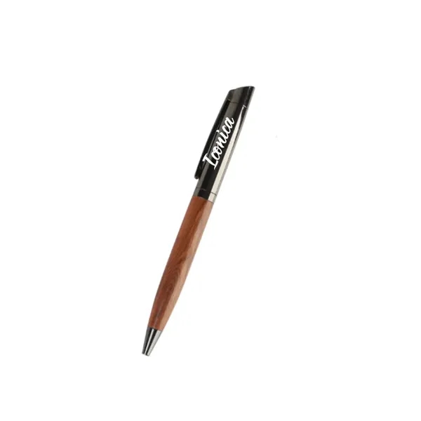 Elegant Rosewood Rollerball Pen - Elegant Rosewood Rollerball Pen - Image 0 of 1