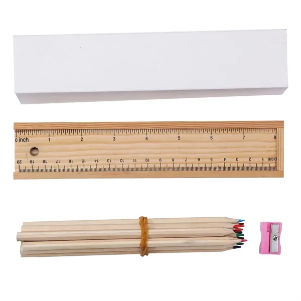 12-Piece Colored Pencil Set With Wooden Case - 12-Piece Colored Pencil Set With Wooden Case - Image 5 of 5