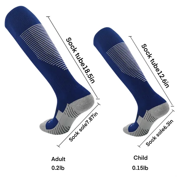 Sport Custom Anti Slip Knee High Athletic Football Socks - Sport Custom Anti Slip Knee High Athletic Football Socks - Image 1 of 3