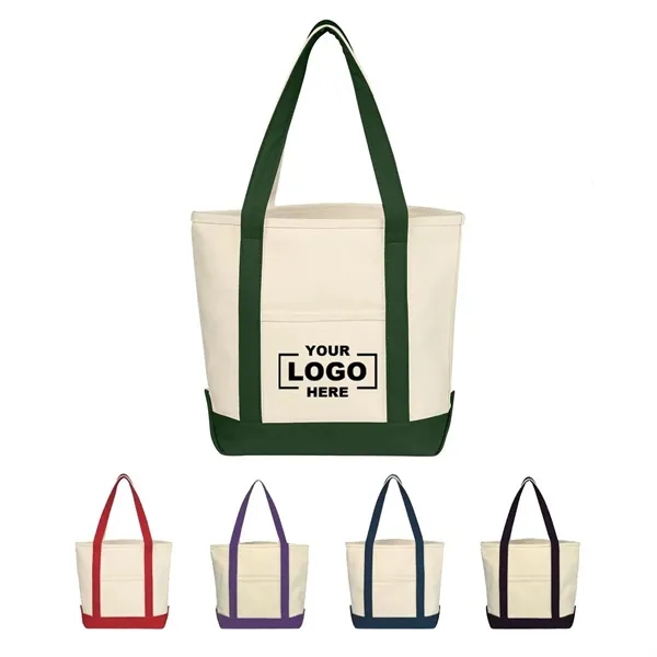 12 oz Canvas Boat Tote Bag - 12 oz Canvas Boat Tote Bag - Image 0 of 1
