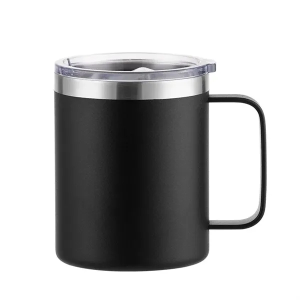 12 oz Stainless Steel Vacuum Mug w/Handle - 12 oz Stainless Steel Vacuum Mug w/Handle - Image 2 of 2