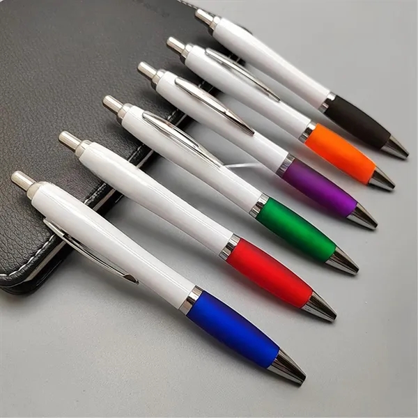 Contour Satin Ballpoint Pen with Comfort Grip - Contour Satin Ballpoint Pen with Comfort Grip - Image 1 of 3