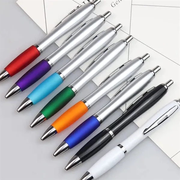 Contour Satin Ballpoint Pen with Comfort Grip - Contour Satin Ballpoint Pen with Comfort Grip - Image 2 of 3