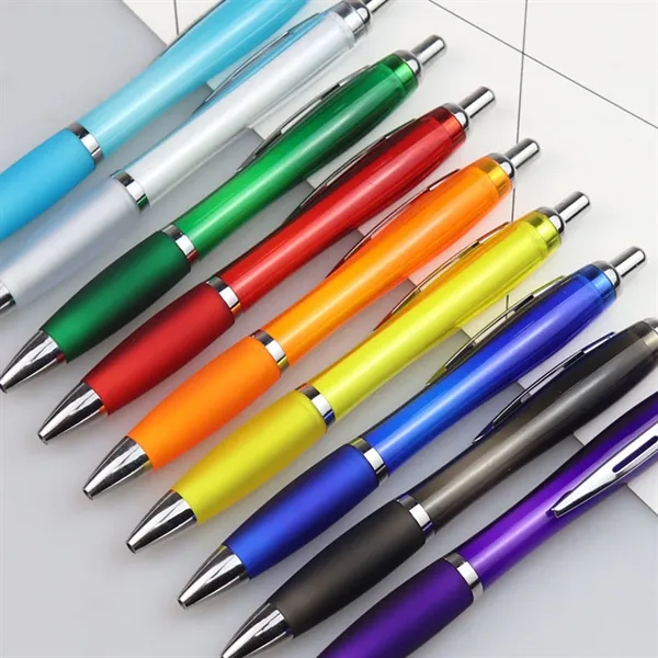 Contour Satin Ballpoint Pen with Comfort Grip - Contour Satin Ballpoint Pen with Comfort Grip - Image 3 of 3