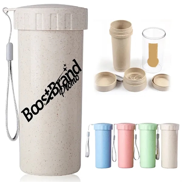 Eco-Friendly Wheat Straw Travel Cup - Eco-Friendly Wheat Straw Travel Cup - Image 0 of 4