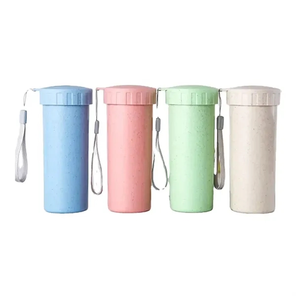 Eco-Friendly Wheat Straw Travel Cup - Eco-Friendly Wheat Straw Travel Cup - Image 2 of 4