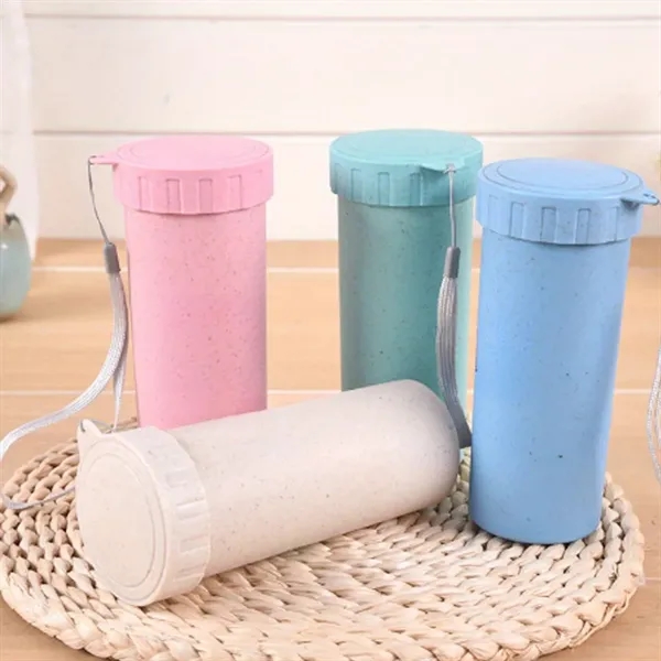 Eco-Friendly Wheat Straw Travel Cup - Eco-Friendly Wheat Straw Travel Cup - Image 3 of 4