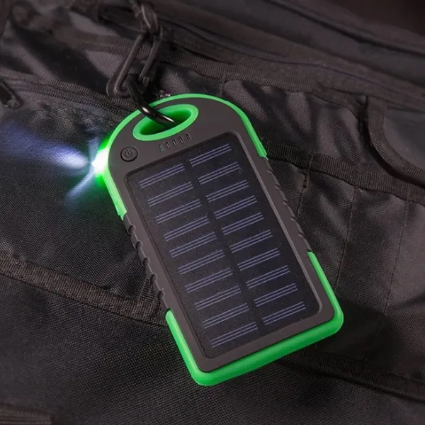 5000mAh Portable Solar Power Bank Shockproof - 5000mAh Portable Solar Power Bank Shockproof - Image 4 of 4