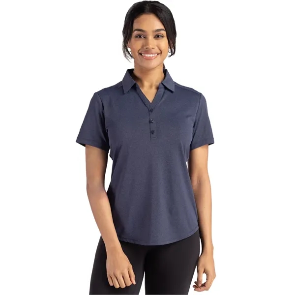 Cutter & Buck Forge Eco Stretch Recycled Womens Short Sle... - Cutter & Buck Forge Eco Stretch Recycled Womens Short Sle... - Image 24 of 29