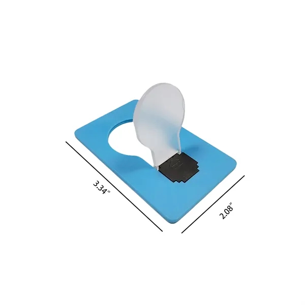 Mini Foldable Portable Pocket Card LED Light Flashlight - Mini Foldable Portable Pocket Card LED Light Flashlight - Image 1 of 4
