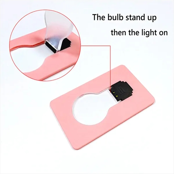 Mini Foldable Portable Pocket Card LED Light Flashlight - Mini Foldable Portable Pocket Card LED Light Flashlight - Image 3 of 4