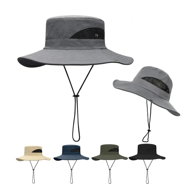 Basic Wide Brim Fisherman Sun Hat - Basic Wide Brim Fisherman Sun Hat - Image 0 of 3