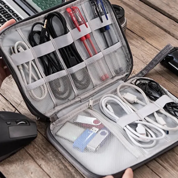 Electronic Accessories Cable Organizer Bag - Electronic Accessories Cable Organizer Bag - Image 5 of 5