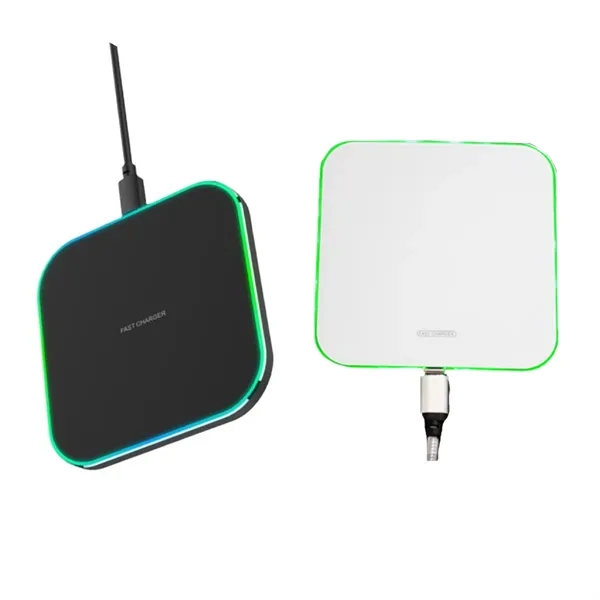 15W Ultra-Thin Wireless Charger with LED - 15W Ultra-Thin Wireless Charger with LED - Image 2 of 4