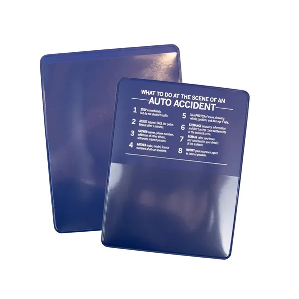 Promotional Insurance Card Holders w/ Extra Pocket - Promotional Insurance Card Holders w/ Extra Pocket - Image 3 of 3