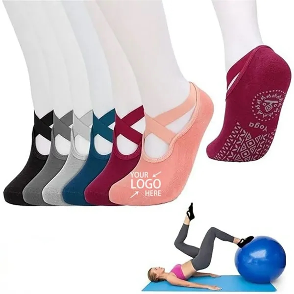Non-Slip Yoga Socks - Non-Slip Yoga Socks - Image 0 of 4