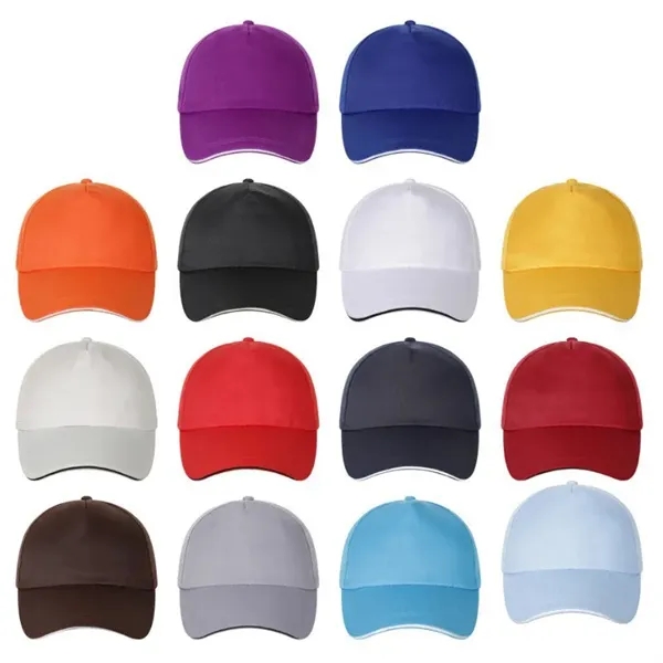 Premium Summer Volunteer Sun Hat with Custom Logo - Premium Summer Volunteer Sun Hat with Custom Logo - Image 3 of 4