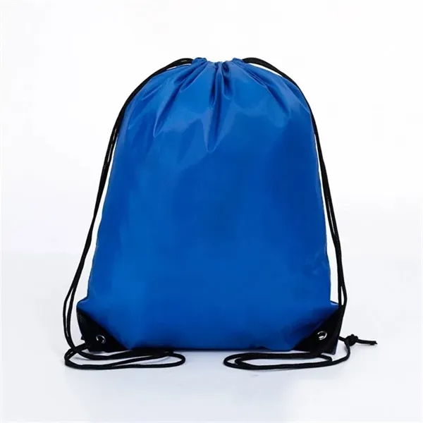 Portable Drawstring Gym Backpack Travel Riding Sports Bag - Portable Drawstring Gym Backpack Travel Riding Sports Bag - Image 4 of 8