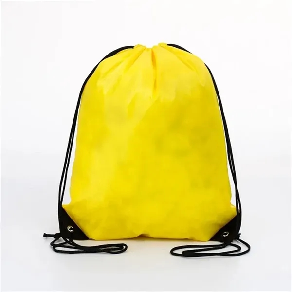 Portable Drawstring Gym Backpack Travel Riding Sports Bag - Portable Drawstring Gym Backpack Travel Riding Sports Bag - Image 5 of 8