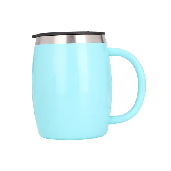 Stainless Steel Coffee Mug with Lid 14 Oz - Stainless Steel Coffee Mug with Lid 14 Oz - Image 5 of 6