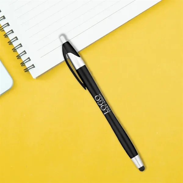 Custom Matte Color Stylus Ballpoint Pen - Custom Matte Color Stylus Ballpoint Pen - Image 1 of 9