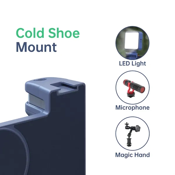 Magnetic Wireless Camera Grip Mount for Phone - Magnetic Wireless Camera Grip Mount for Phone - Image 2 of 6
