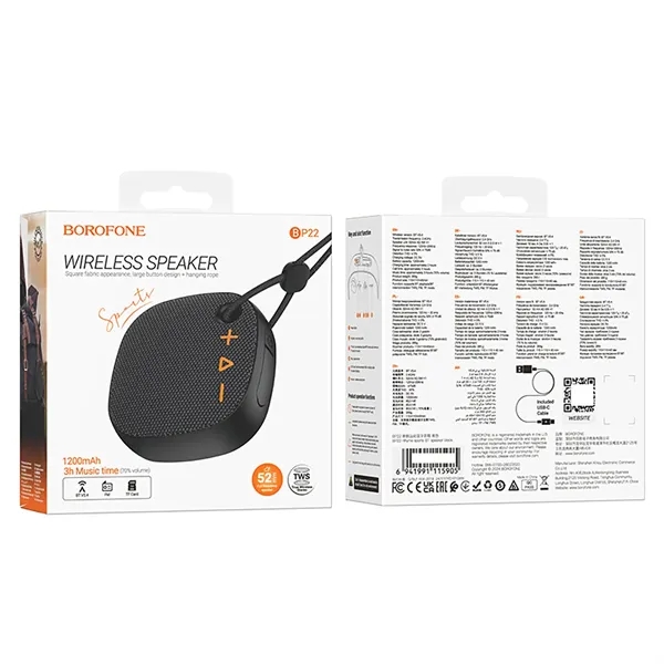 Portable Mini Waterproof Bluetooth Speaker - Portable Mini Waterproof Bluetooth Speaker - Image 3 of 4