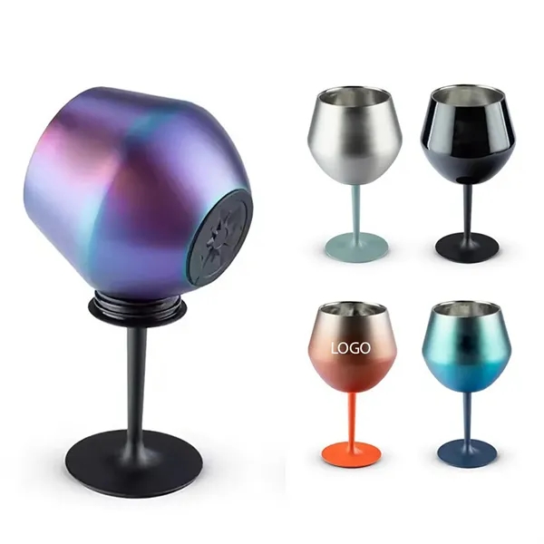 14oz Insulated Wine Tumbler with Detachable Stem - 14oz Insulated Wine Tumbler with Detachable Stem - Image 0 of 4