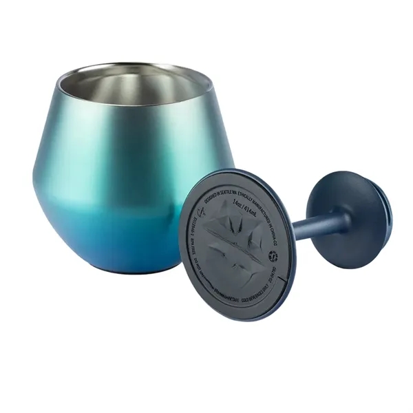 14oz Insulated Wine Tumbler with Detachable Stem - 14oz Insulated Wine Tumbler with Detachable Stem - Image 2 of 4