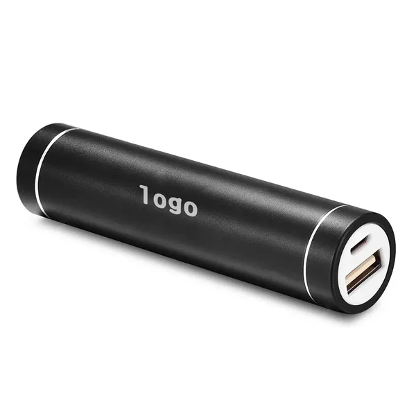 2,600 mAh Mini Portable Aluminum Power Bank Charger - 2,600 mAh Mini Portable Aluminum Power Bank Charger - Image 0 of 5