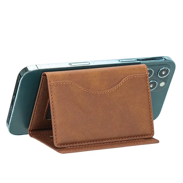 Tri-Fold Magnetic Wallet with Card Holder and Stand - Tri-Fold Magnetic Wallet with Card Holder and Stand - Image 6 of 6