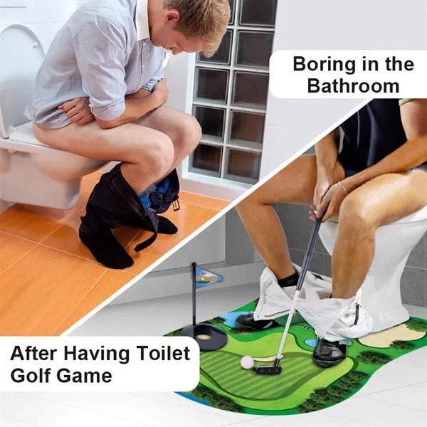 Toilet Golf Game Set - Toilet Golf Game Set - Image 2 of 3