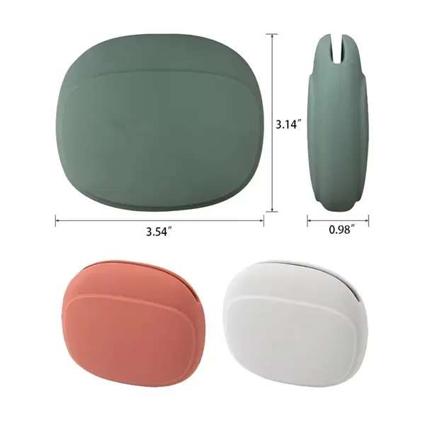 Silicone Headphone Case Storage Bag - Silicone Headphone Case Storage Bag - Image 1 of 4