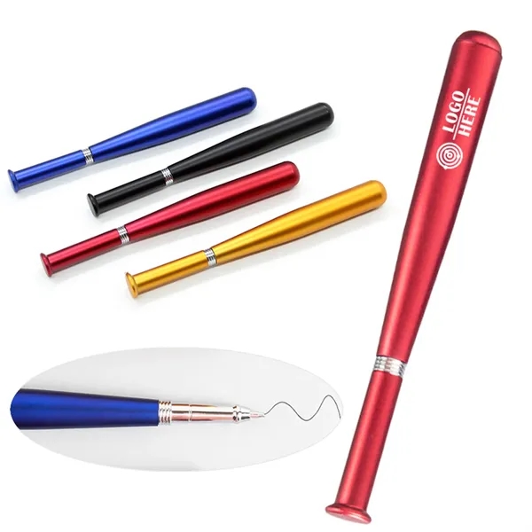 Creative Baseball Bat Shape Ballpoint Pen - Creative Baseball Bat Shape Ballpoint Pen - Image 0 of 2