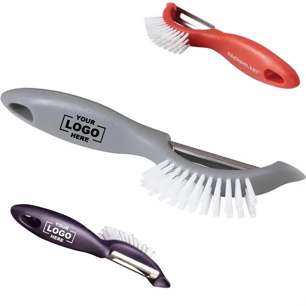 3 In 1 Veggie Brush Peeler - 3 In 1 Veggie Brush Peeler - Image 0 of 6