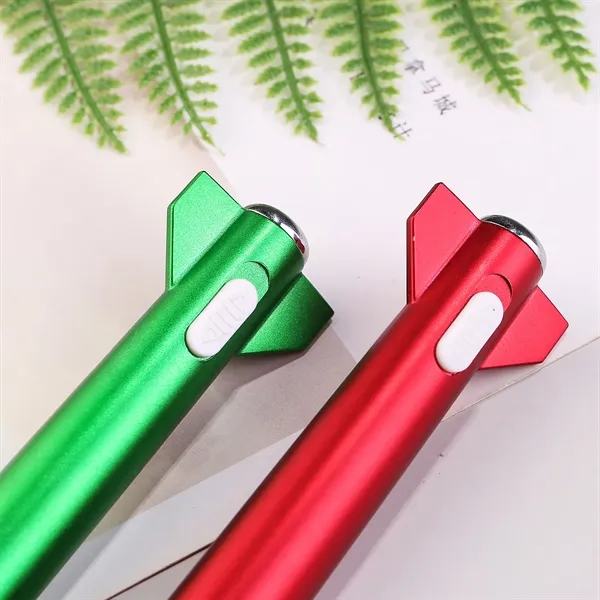 Led Missile Shape Ballpoint Pen - Led Missile Shape Ballpoint Pen - Image 3 of 5