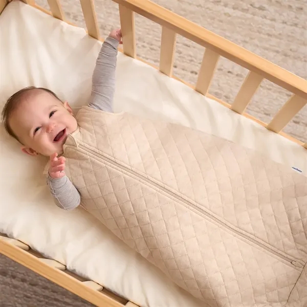 Baby Neutral Heather Quilted Jersey Wearable Blanket - Baby Neutral Heather Quilted Jersey Wearable Blanket - Image 2 of 12