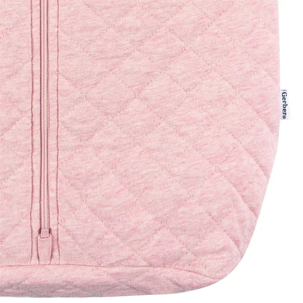 Baby Neutral Heather Quilted Jersey Wearable Blanket - Baby Neutral Heather Quilted Jersey Wearable Blanket - Image 7 of 12