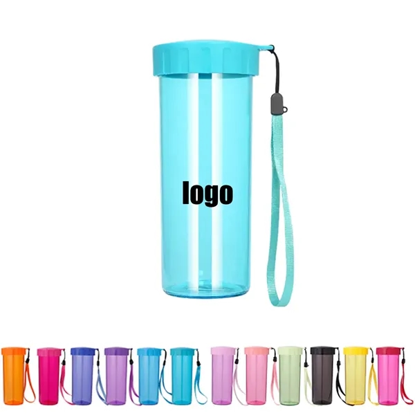 Colorful Plastic Water Bottle - Colorful Plastic Water Bottle - Image 0 of 4
