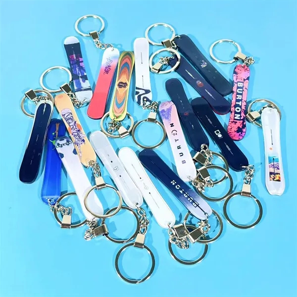 Customized Acrylic Snowboard Keychain - Customized Acrylic Snowboard Keychain - Image 4 of 4