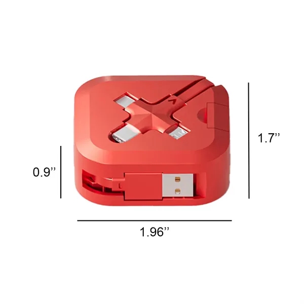 3 In 1 Charger Cable Phone Stand - 3 In 1 Charger Cable Phone Stand - Image 1 of 4